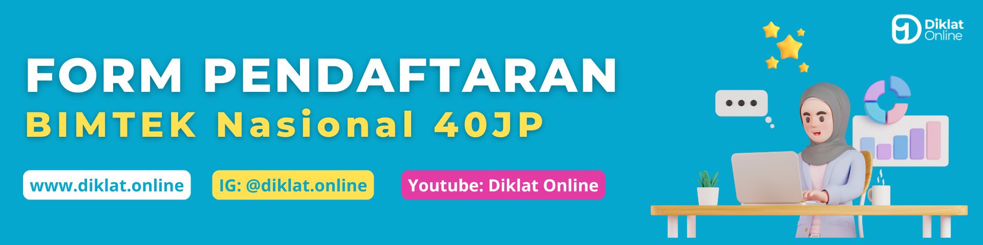 Registrasi BIMTEK Nasional Keterampilan Dasar Menggunakan ChatGPT untuk Menyusun Soal dan Materi Ajar - diklat.online