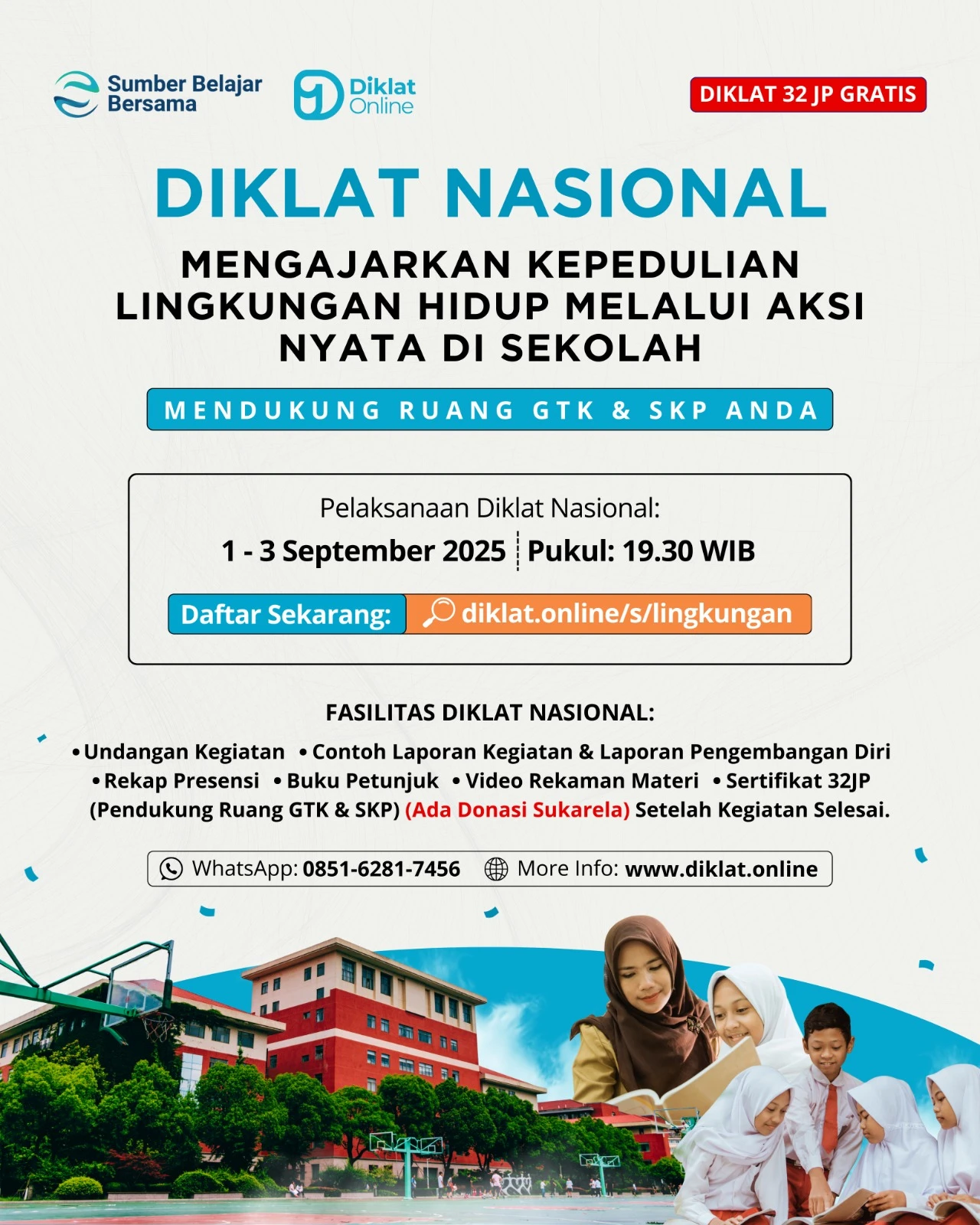 Diklat Nasional Mengajarkan Kepedulian Lingkungan Hidup melalui Aksi Nyata di Sekolah