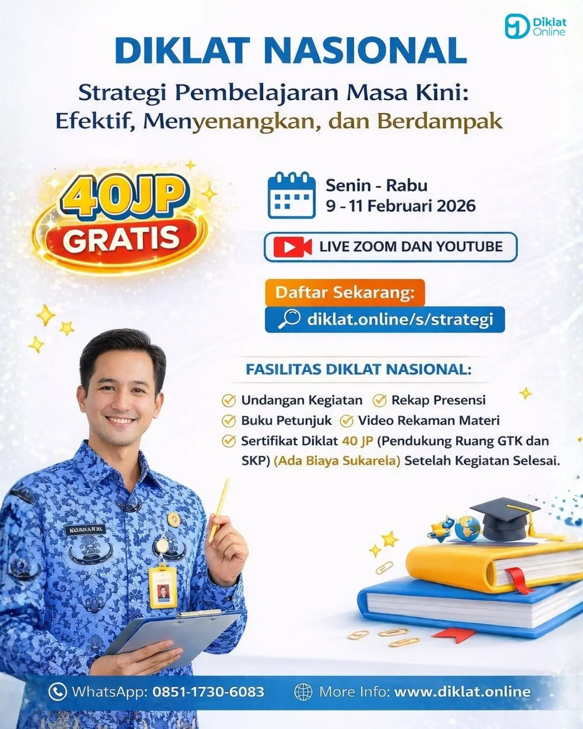 Diklat Nasional Strategi Pembelajaran Masa Kini: Efektif, Menyenangkan, dan Berdampak